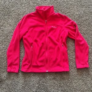 Columbia Vibrant Pink Fleece Jacket